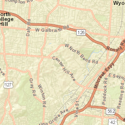 5371-5463 Hamilton Avenue Cincinnati OH Street Map