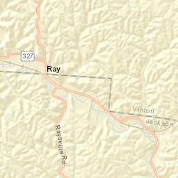 Pine Grove Ohio Street Map