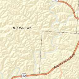 Vales Mills Ohio Street Map