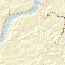 2077-2299 Old Highway 124, Little Hocking Street Map