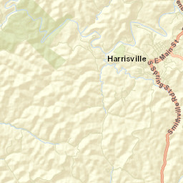Ritchie County Street Map