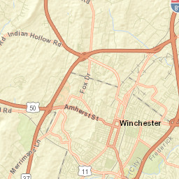 Winchester Street Map
