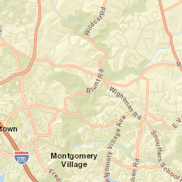 Montgomery Village Street Map