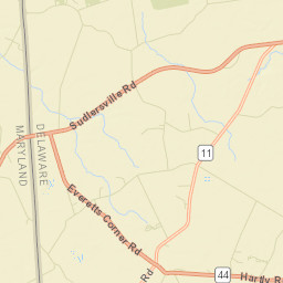 Oak Forest Estates Delaware Street Map