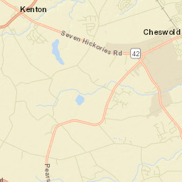 Whigville Delaware Street Map