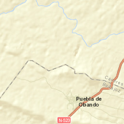 Puebla de Obando Street Map