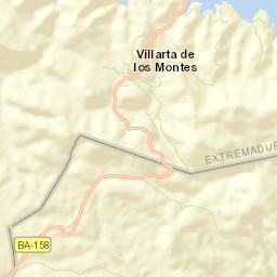 Villarta de los Montes Street Map