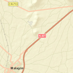 Malagón Street Map