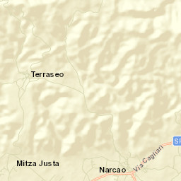 Narcao Street Map