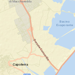 Capoterra Street Map