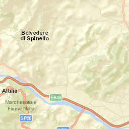 Belvedere Spinello Street Map