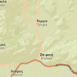 Loúros Street Map
