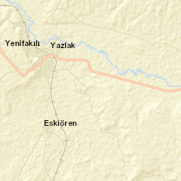 Yenifakılı Street Map
