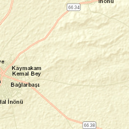 Boğazlıyan İlçesi Street Map