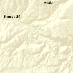 Adaklı İlçesi Street Map