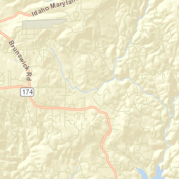 Peardale California Street Map