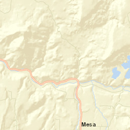 Mesa Colorado Street Map