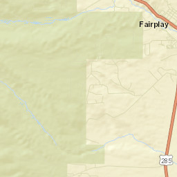 Fairplay Colorado Street Map