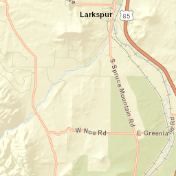 Larkspur Colorado Street Map