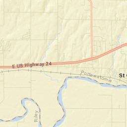 10460 Mount Zion Road, Manhattan, KS Street Map