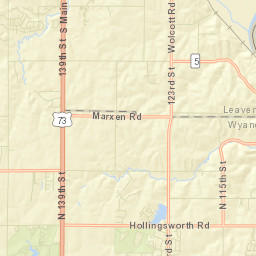 13114 East Gilman Road Lansing KS Street Map