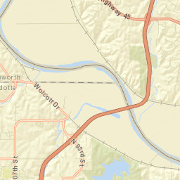 4640 North 107 Street, Kansas City, KS Street Map