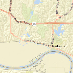Parkville Street Map