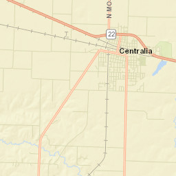 Centralia Street Map