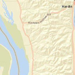 Hardin Street Map