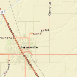 Jerseyville Street Map