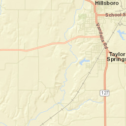 10155-11105 Walshville Trail, Hillsboro, IL Street Map