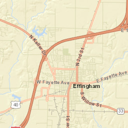 Effingham Street Map