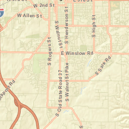 Monroe County Street Map