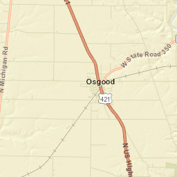 Osgood Street Map
