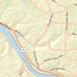 Sayler Park Ohio Street Map