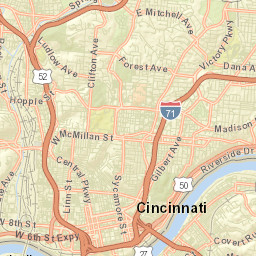 Woodburn Ohio Street Map