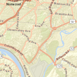 Turpin Hills Ohio Street Map