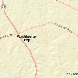 Prospect Ohio Street Map