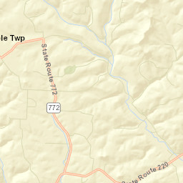 Buchanan Ohio Street Map