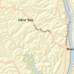 Reedsville Ohio Street Map