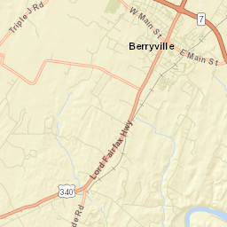 Berryville Street Map