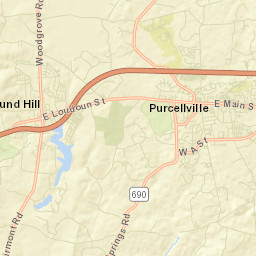Purcellville Street Map