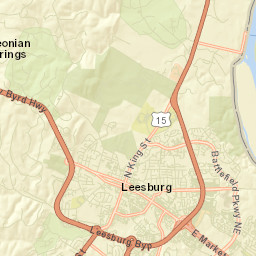 Leesburg Street Map