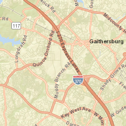 Gaithersburg Street Map