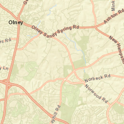 Cloverly Street Map