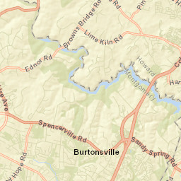 Burtonsville Street Map
