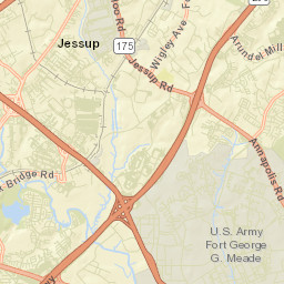 Jessup Street Map