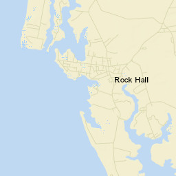 Rock Hall Street Map