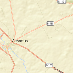Arronches Street Map