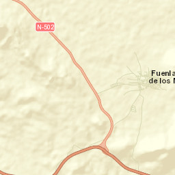 Fuenlabrada de los Montes Street Map